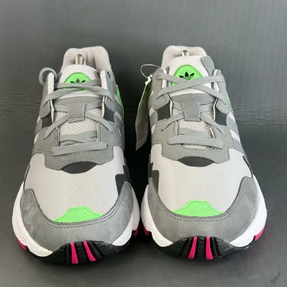 adidas Yung-96 Grey Shock Pink athletic sneaker shoes men’s size 10